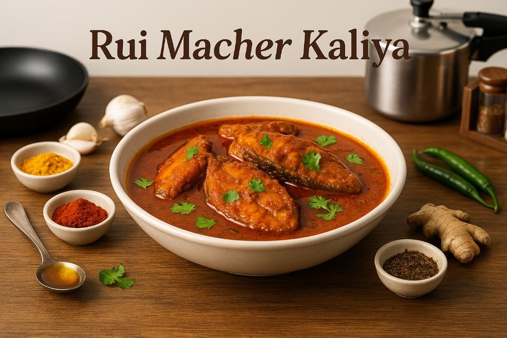 Rui Macher Kaliya - রুই মাছের কালিয়া