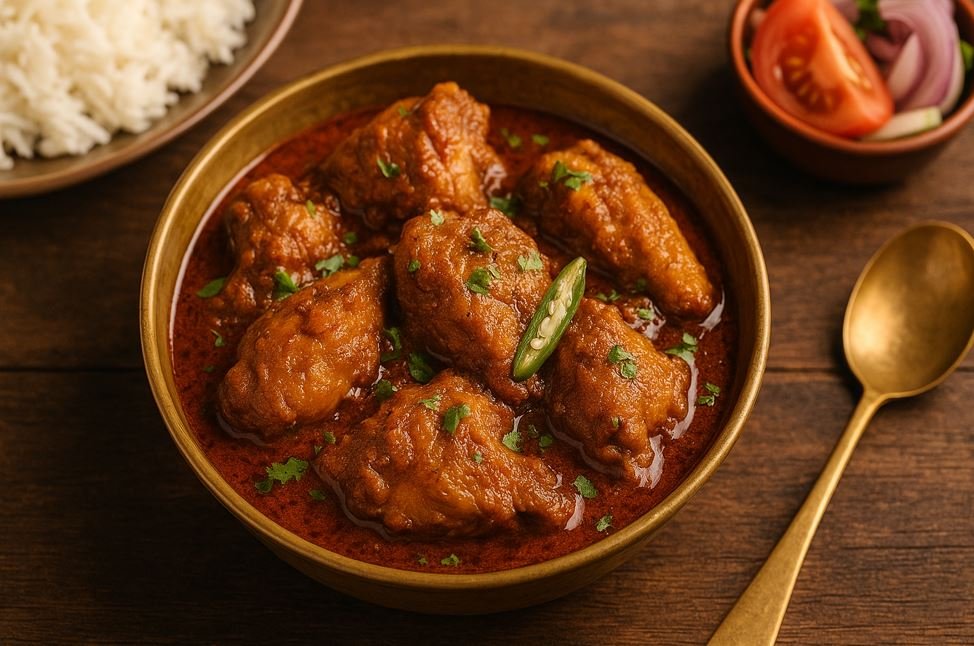 চিকেন কষা - Bengali Chicken Kosha